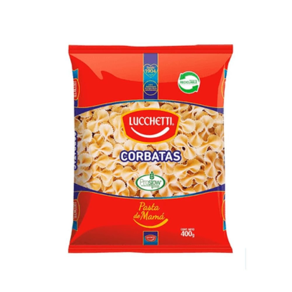 PASTA CORBATAS 88 LUCCHETTI 30X400G