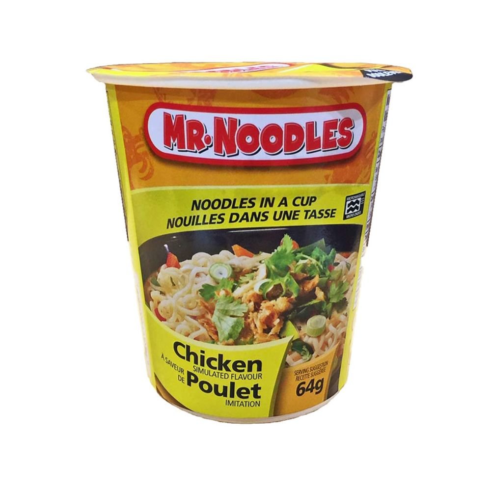 SOPA INSTANTANEA POLLO MR NOODLES 12X64 GR