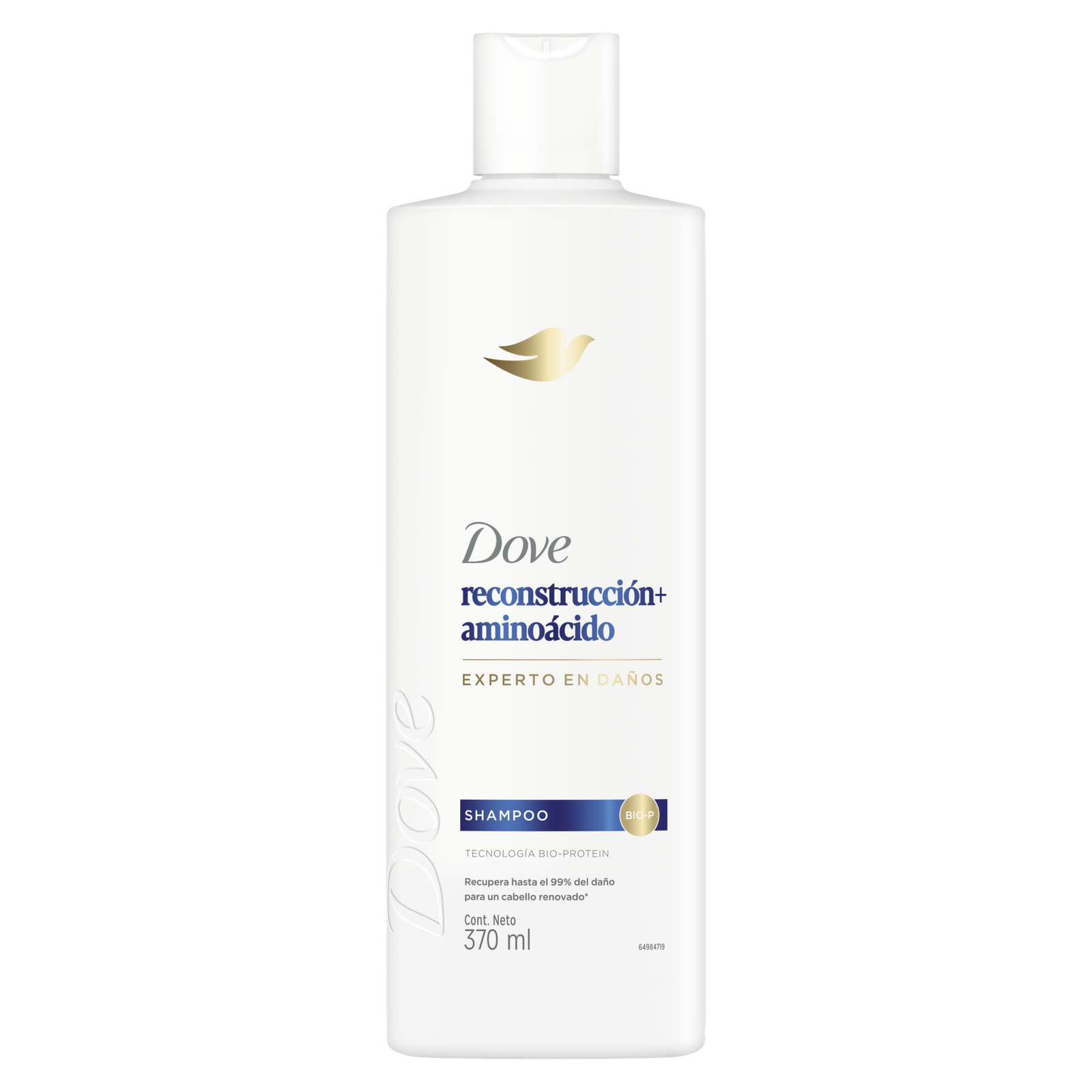 Shampoo Reconstrucción Aminoácidos Dove 370 ml