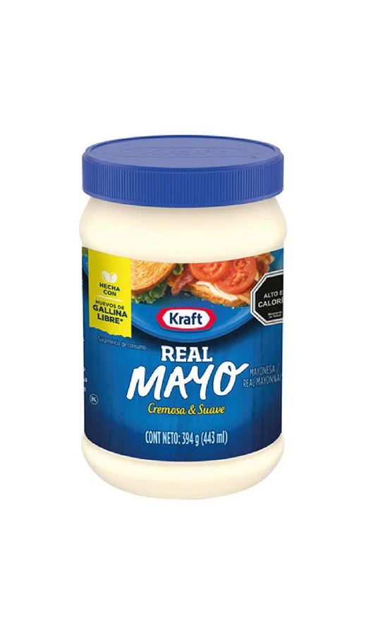 MAYONESA KRAFT FRASCO 12X394GR