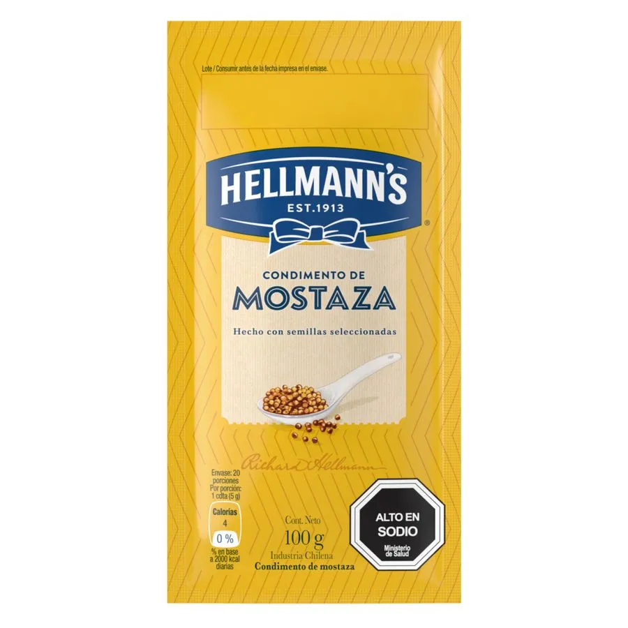MOSTAZA HELLMANNS 6X18X100 GR