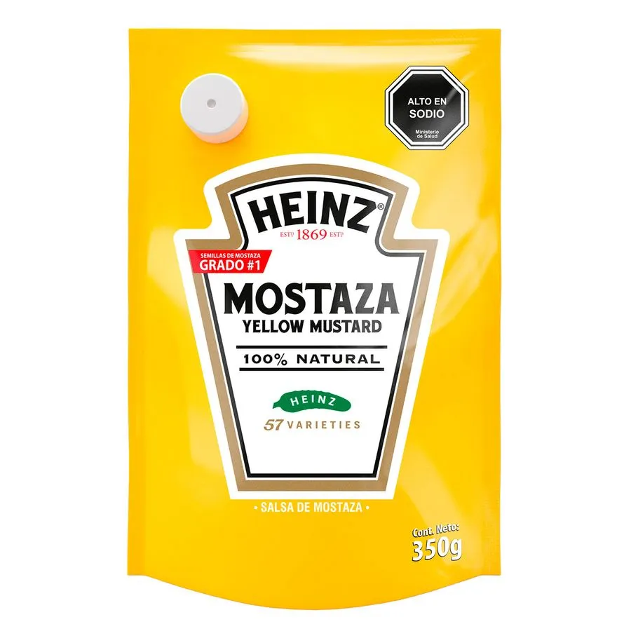 MOSTAZA DOYPACK HEINZ 12X350GR