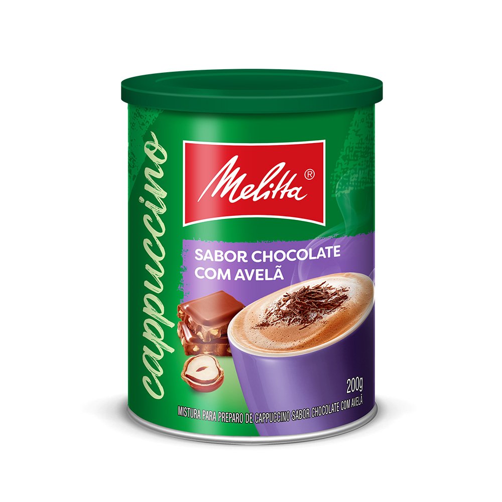 CAFÉ CAPPUCCINO CHOCOLATE C/AVELLANAS MELITTA 24X2