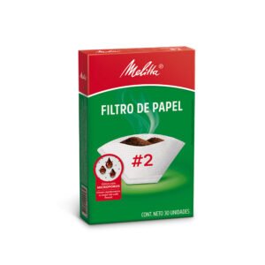 FILTRO DE PAPEL PARA CAFÉ MELITTA N2  24X30UN
