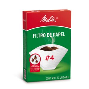 FILTRO DE PAPEL PARA CAFÉ MELITTA N4 24X30UN