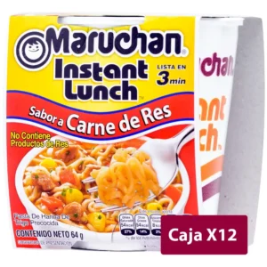 SOPA INSTANTANEA CARNE MARUCHAN 12X64 GR