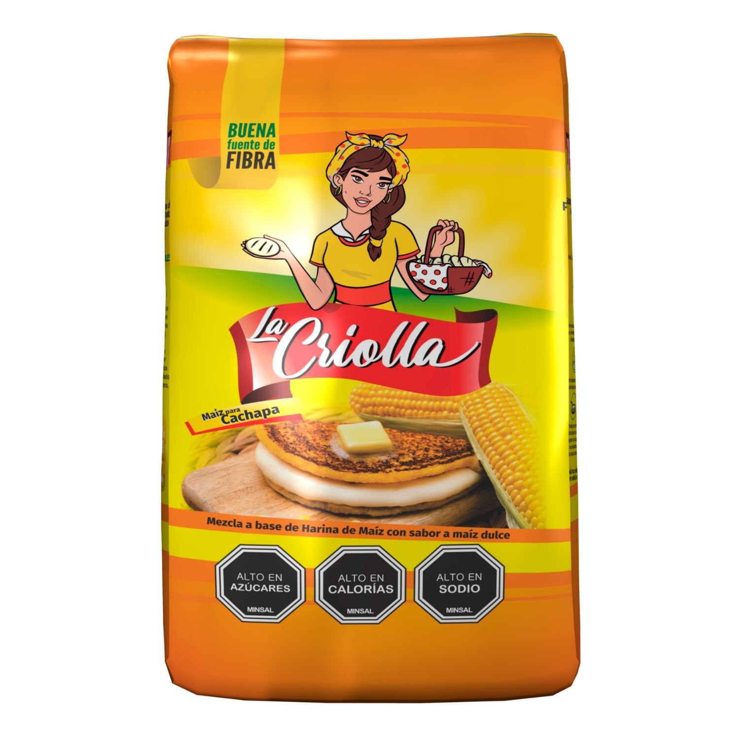 HARINA DE CACHAPA LA CRIOLLA 24X500 UN
