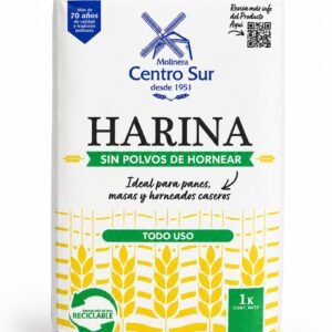 HARINA SIN POLVOS MOLINERA CENTRO SUR 10X1KG