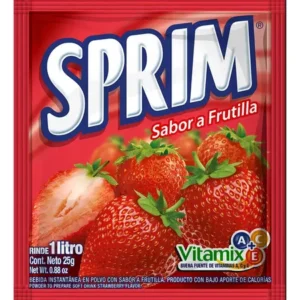 JUGO EN POLVO FRUTILLA D/P SPRIM 80X10 GR