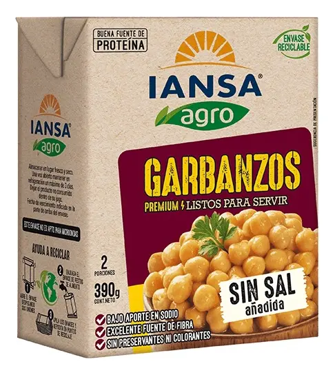 GARBANZO IANSA 12X390 GR