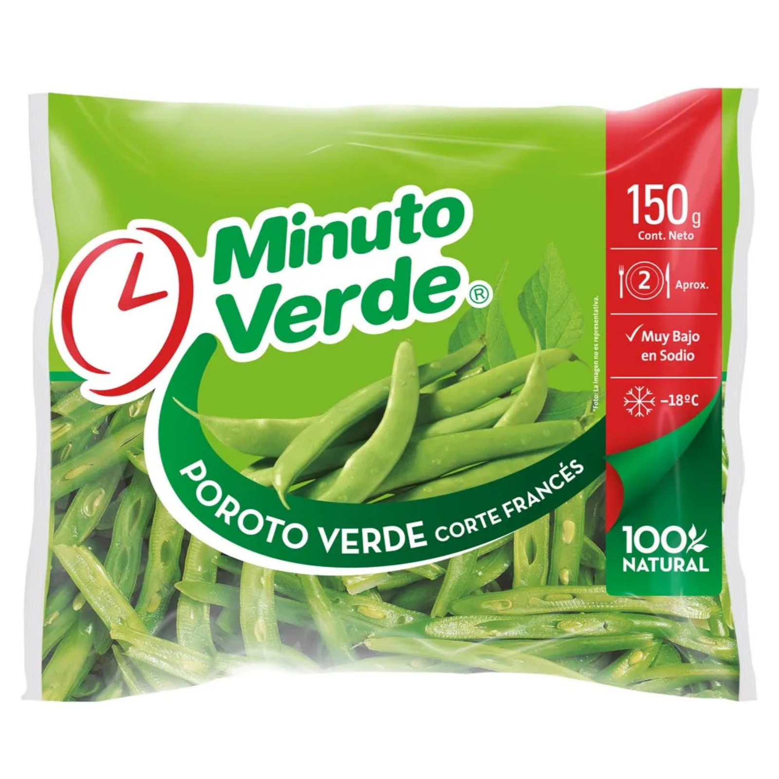 POROTO VERDE MINUTO VERDE 30X150 GR