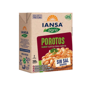 POROTOS BLANCOS IANSA 12X390 GR