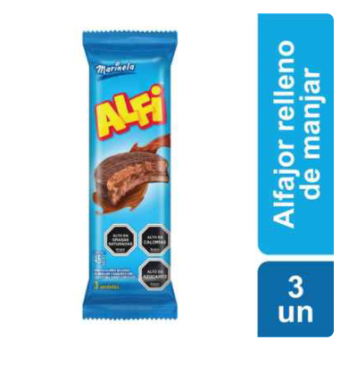 ALFAJOR ALFI MARINELA 120X60GR