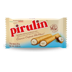 BARQUILLO RELLENO PIRULIN 24X24 GR