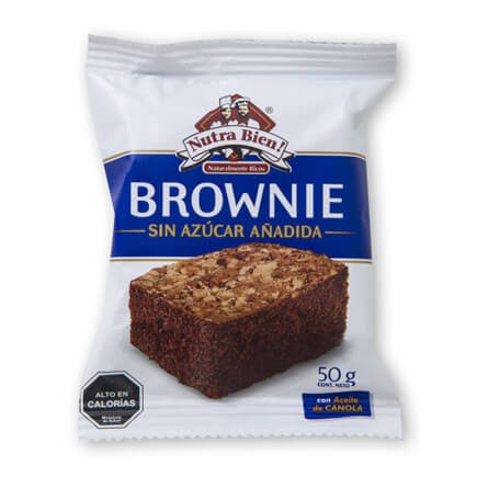 BROWNIE SIN AZUCAR NUTRA BIEN 72X50GR
