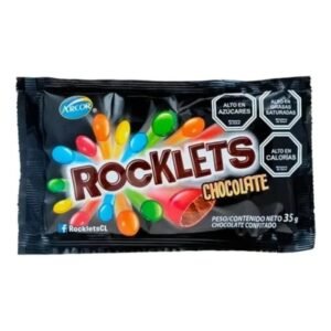 CHOCOLATE ROCKLETS 12X18X35 GR