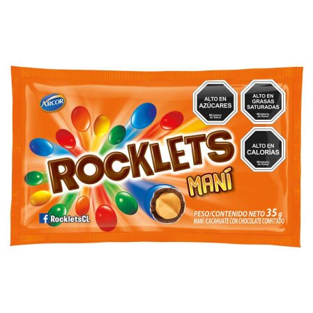 CHOCOLATE MANI ROCKLETS 12X18X35 GR