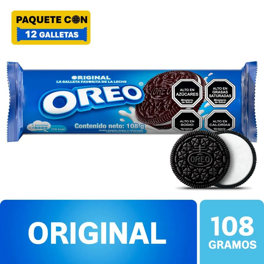 GALLETA ROLLO REGULAR OREO 30X108GR UN