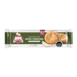 GALLETA AVENA MANZANA NUTRA BIEN 18X150GR