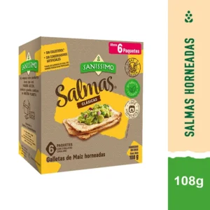 SALMAS HORNEADAS SANISSIMO 28X6UN 108GR