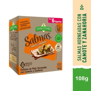 SALMAS CAMOTE/ZANAHORIA SANISSIMO 28X6UN 108GR