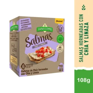 SALMAS CHIA/LINAZA SANISSIMO 28X6UN 108GR