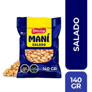 MANI SALADO EVERCRISP 45X140GRS