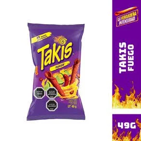 TORTILLA DE MAIZ FUEGO TAKIS 42X49 GR