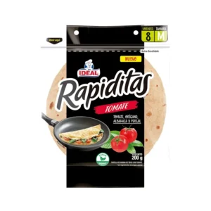 TORTILLA RAPIDITA TOMATE IDEAL BSA 27X8UN 200GR