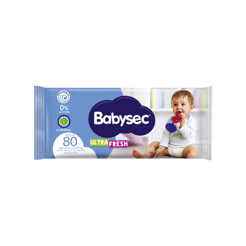 TOALLA HUMEDA BABYSEC ULTRA FRESH 12X80UN