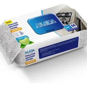TOALLITAS HUMEDAS  ANTIGRASA COCINA CITRICO 9X50UN