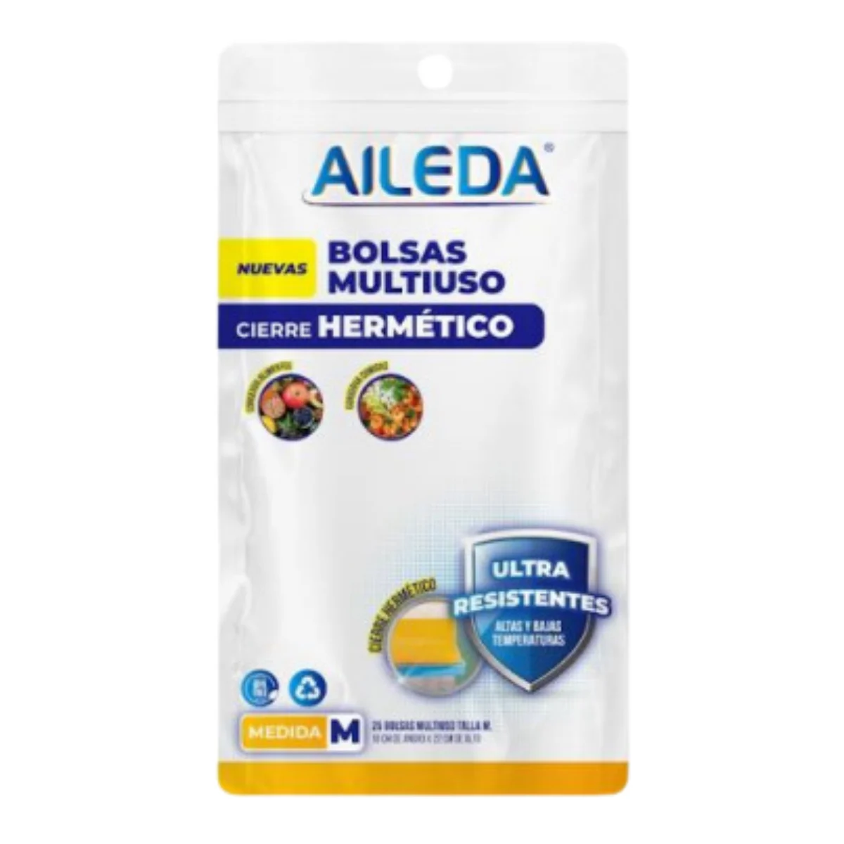 BOLSA M/USO C/HERMETICO MEDIANA AILEDA 25UNX100