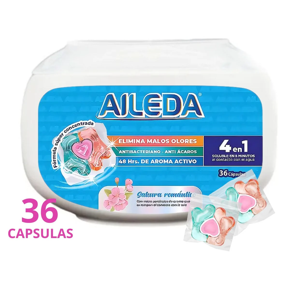DETERGENTE CAPSULA SAKURA POTE AILEDA 30X36UN