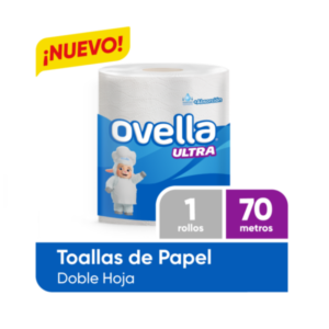 TOALLA PAPEL OVELLA DH 8X70 MTS.