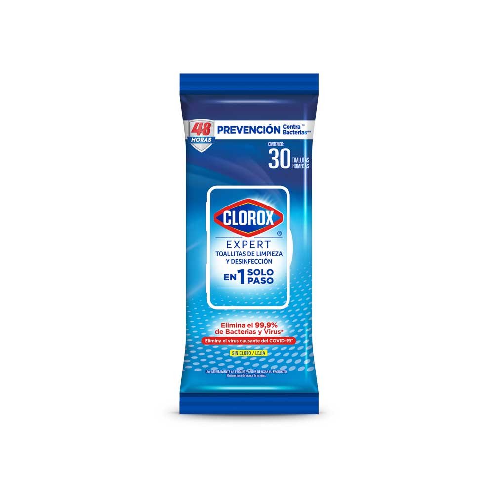 TOALLA DESINFECTANTE FLOWPACK EXP CLOROX 12X30UN