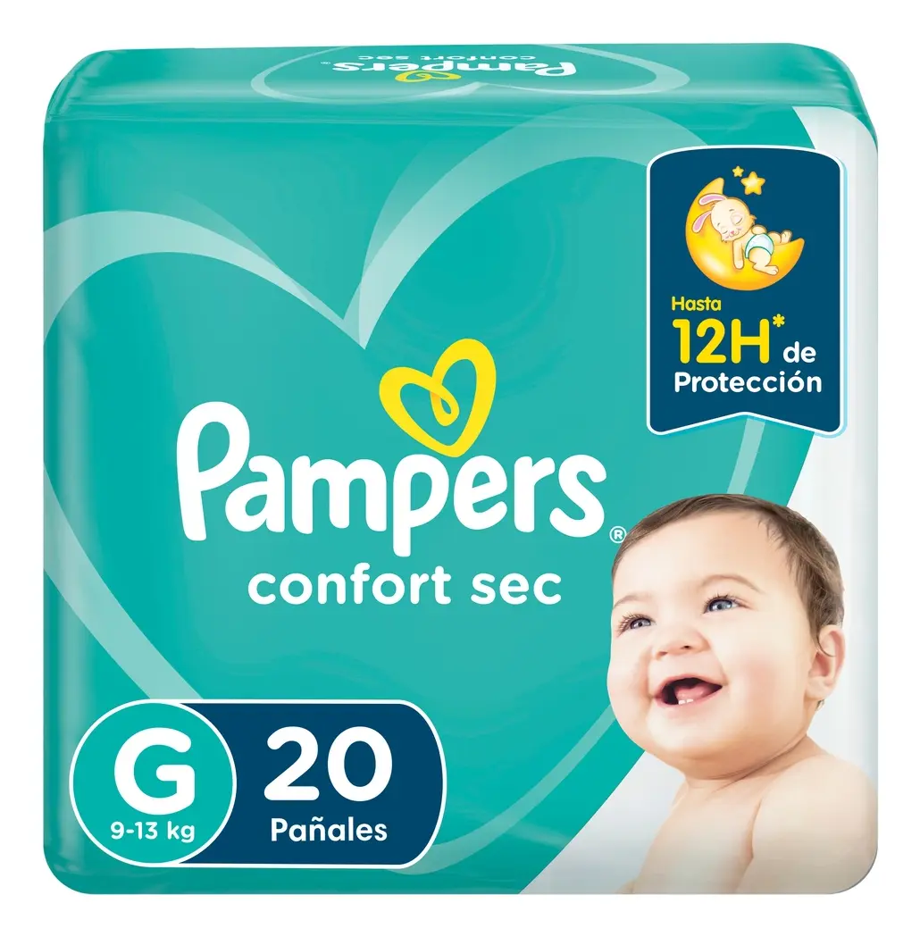 PANAL CONFORT SEC G PAMPERS 8X20 UN