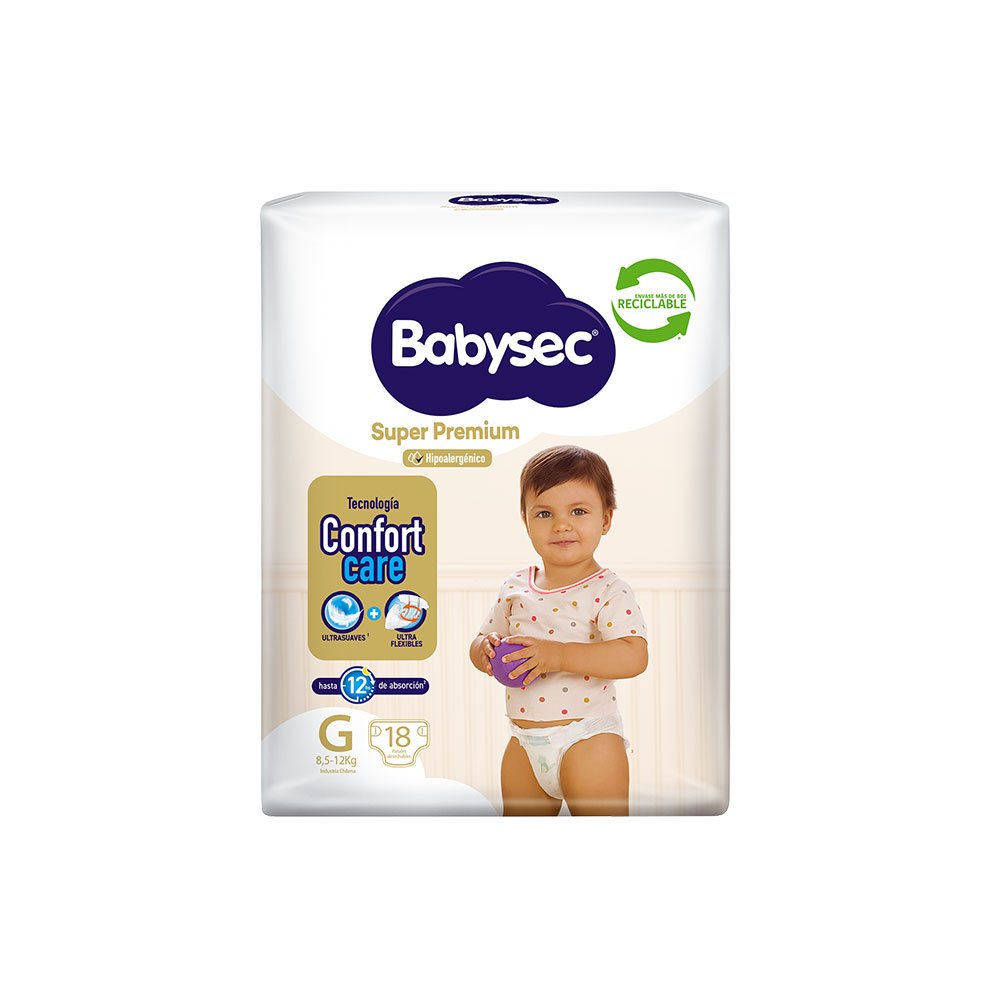 PANAL SUPER PREMIUM G BABYSEC 8X18UN