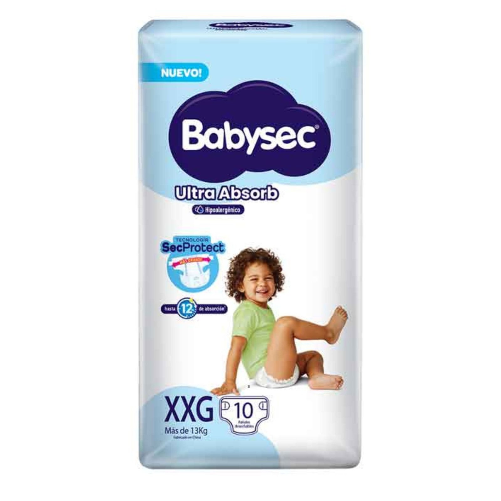 PANAL ULTRA ABSORBENTE XXG BABYSEC 8X10UN