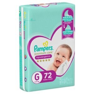 PAÑAL PREMIUM CARE PAMPERS G 2X72UN
