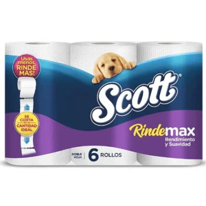 PAPEL HIGIENICO RINDEMAX SCOTT 8X6X22MT