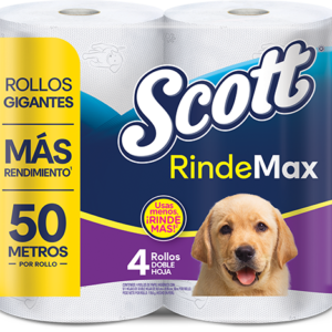 PAPEL HIGIENICO RINDEMAX SCOTT 6X4X50MT
