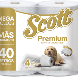 PAPEL HIGIENICO PREMIUM SCOTT 6X4X40MT