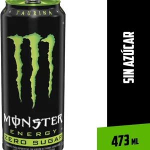 BEBIDA ENERGETICA ZERO SUGAR VERDE MONSTER 6X473CC