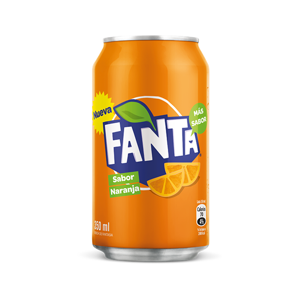 BEBIDA FANTA NARANJA NORMAL LATA 6X350CC