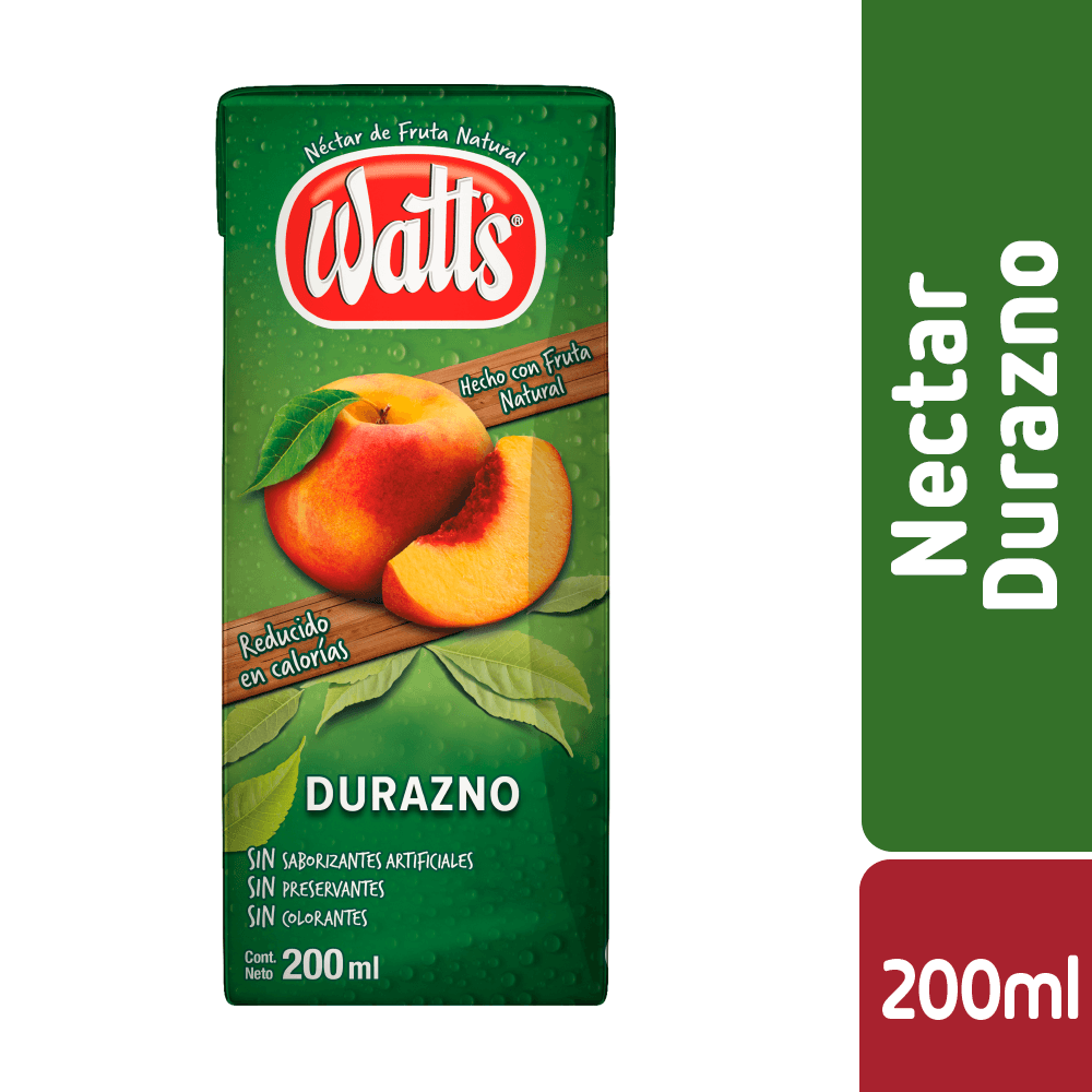 NECTAR DURAZNO WATT S 30X200 ML