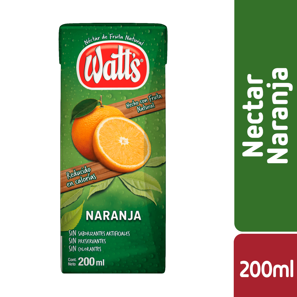 NECTAR NARANJA WATT S 30X200 ML