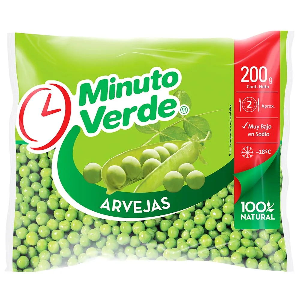 ARVEJA MINUTO VERDE 30X200GRS