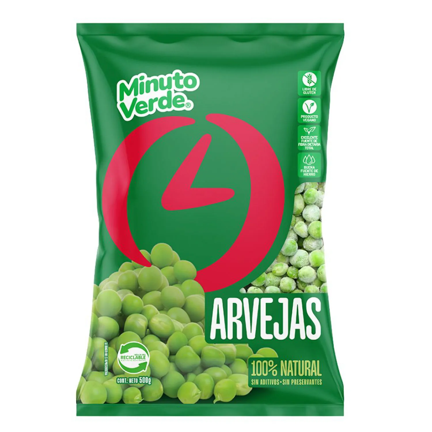 ARVEJA MINUTO VERDE 30X500GR