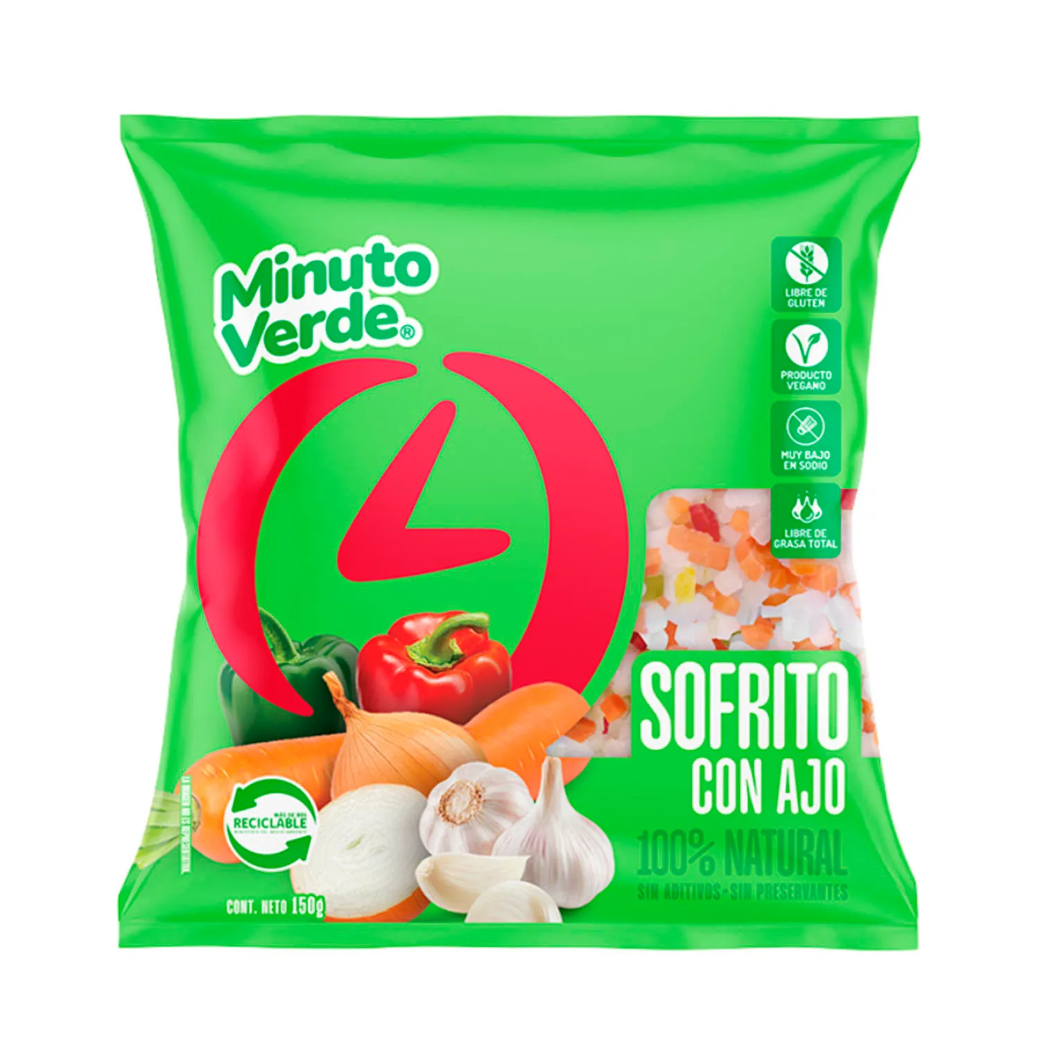 AJO SOFRITO MINUTO VERDE 40X150 GR
