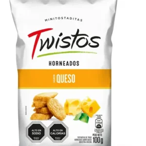 TWISTOS QUESO EVERCRISP 16X100GRS